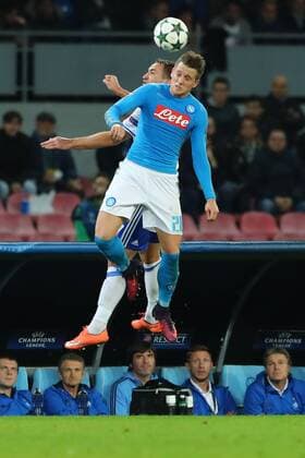 Piotr Zielinski Napoli Napoli 23-11-2016 Stadio San Paolo Football Calcio UEFA Champions League 2016 2017 Group B. SSC Napoli vs. Dynamo Kiev cesarexpurini