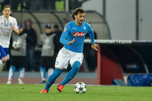 November 23, 2016 - Rome, Italy - Manolo Gabbiadini of Napoli during the UEFA Champions League group B match between Napoli and Dynamo Kyiv at Stadio San Paolo, Naples, Italy on 23 November 2016. Napoli v Dynamo Kyiv - UEFA Champions League  - ZUMAn230 20161123_zaa_n230_224