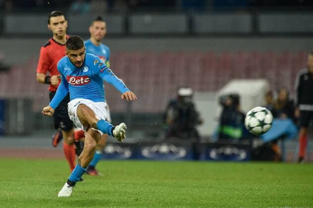 November 23, 2016 - Rome, Italy - Lorenzo Insigne of Napoli during the UEFA Champions League group B match between Napoli and Dynamo Kyiv at Stadio San Paolo, Naples, Italy on 23 November 2016. Napoli v Dynamo Kyiv - UEFA Champions League  - ZUMAn230 20161123_zaa_n230_226