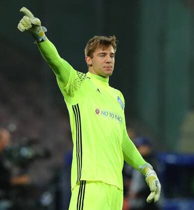 Artur Rudko Dynamo Kiev Napoli 23-11-2016 Stadio San Paolo Football Calcio UEFA Champions League 2016 2017 Group B. SSC Napoli vs. Dynamo Kiev cesarexpurini