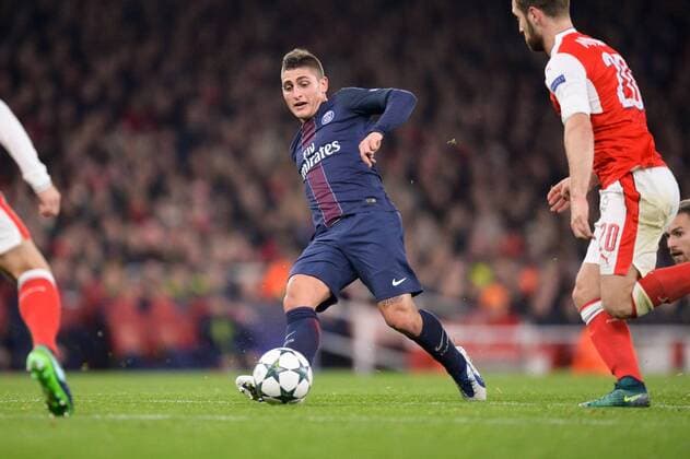 06 MARCO VERRATTI (psg) - Fussball, Champions League, FC Arsenal vs. Paris Saint Germain PSG - 23 11 2016 AnthonyBIBARD FEP Panoramic 