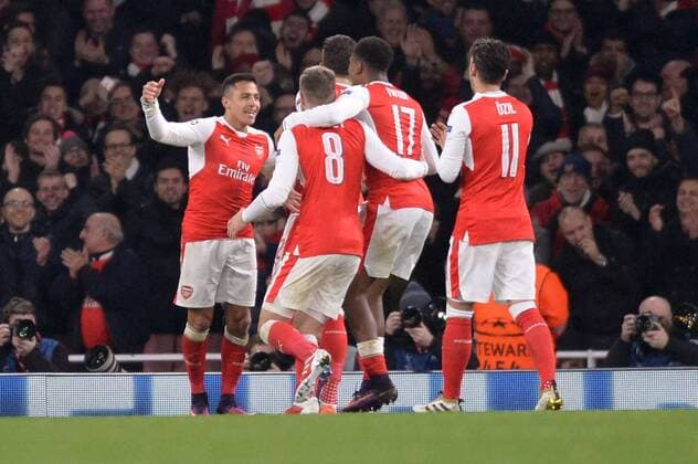 07 ALEXIS SANCHEZ (ars) - Fussball, Champions League, FC Arsenal vs. Paris Saint Germain PSG - 23 11 2016 AnthonyBIBARD FEP Panoramic 