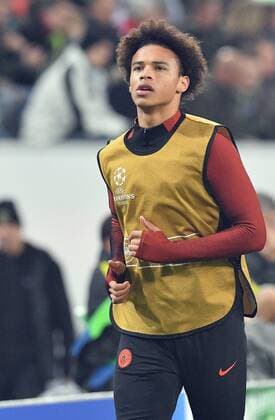 23.11.2016, xsyx, Fussball Champions League, Borussia Moenchengladbach - Manchester City FC, emspor, v.l. Leroy Sane (Manchester City FC) Moenchengladbach