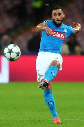 Faouzi Ghoulam Napoli Napoli 23-11-2016 Stadio San Paolo Football Calcio UEFA Champions League 2016 2017 Group B. SSC Napoli vs. Dinamo Kiev cesarexpurini