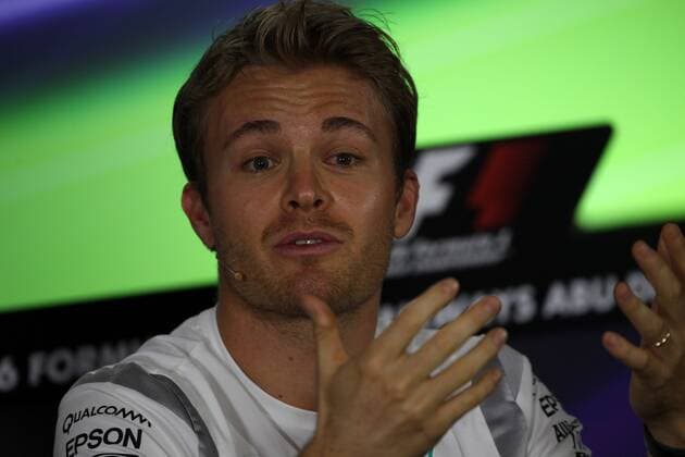 Abu Dhabi Grand Prix, UAE 24 - 27 November 2016 24.11.2016 - press conference PK Pressekonferenz , Nico Rosberg (GER) Mercedes AMG F1 W07 Hybrid 