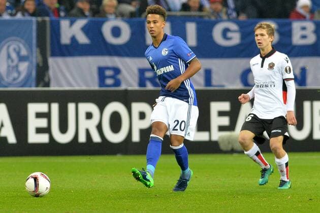 GER, Europa League, FC Schalke 04 vs OGC Nizza 24.11.2016, Veltins-Arena, Gelsenkirchen, GER, Europa League, FC Schalke 04 vs OGC Nizza, im Bild Thilo Kehrer ( Schalke 20 ) Foto © nordphoto Treese nordphotoxTreese