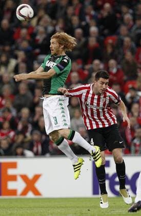 UEFA Europa League, Athletic de Bilbao vs Sassuolo Calcio: Davide Biondini vs Laporte  xDAVIDxS.xBUSTAMANTEx xx