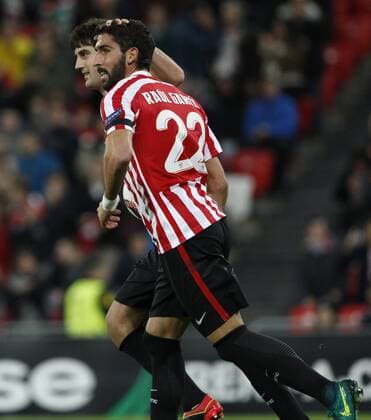 UEFA Europa League, Athletic de Bilbao vs Sassuolo Calcio: Raul Garcia, Mikel San Jose  xDAVIDxS.xBUSTAMANTEx xx
