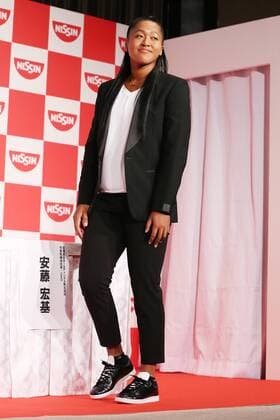 Naomi Osaka, NOVEMBER 25, 2016 : Japanese tennis player Naomi Osaka attends a press conference PK Pressekonferenz in Tokyo, Japan. Nissinn food announced the new sponsorship contract with Naomi Osaka.  (hnna032405)