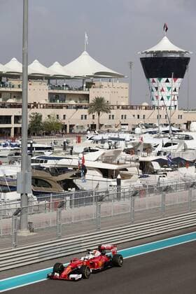 Abu Dhabi Grand Prix, UAE 24 - 27 November 2016 25.11.2016 - Free Practice 1, Sebastian Vettel (GER) Scuderia Ferrari SF16-H 