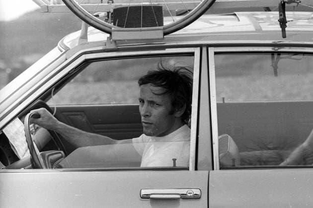 Rund um den Henninger Turm 1973, Rolf Wolfshohl (BR Deutschland) in einem Begleitwagen