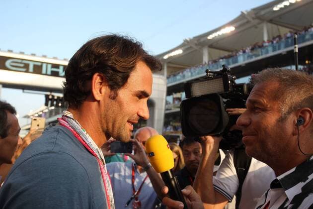 Abu Dhabi Grand Prix, UAE 24 - 27 November 2016 27.11.2016 - Race, Roger Federer (SUI) tennis player 