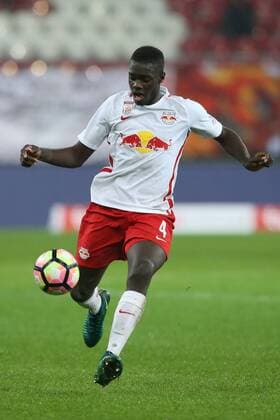 SOCCER - BL, RBS vs Admira SALZBURG,AUSTRIA,27.NOV.16 - SOCCER - tipico Bundesliga, Red Bull Salzburg vs FC Admira Wacker Moedling. Image shows Dayot Upamecano (RBS). GEPAxpictures xMathiasxMandl