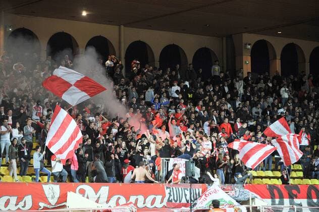Fans FOOTBALL : AS Monaco vs Olympique Marseille - Ligue 1 - 26 11 2016 FEP Panoramic 