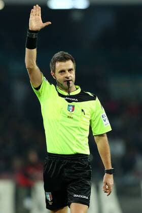 Arbitro Nicola Rizzoli, referee Football Campionato Serie A 2016 2017 Napoli - Inter Foto CesarexPurini Insidefoto CesarexPurini