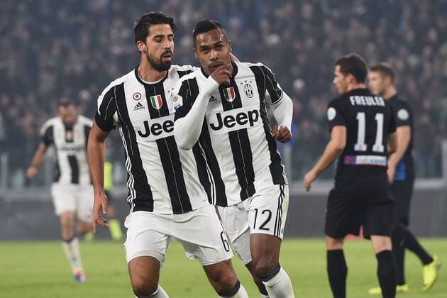 Mg Torino 03 12 2016 - campionato di calcio serie A Juventus-Atalanta: Torjubel Alex Sandro 