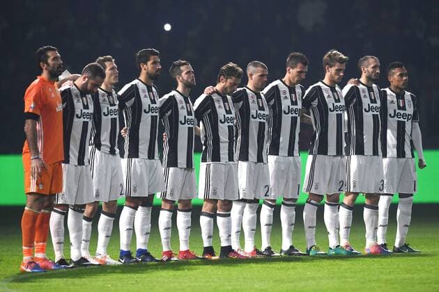 Mg Torino 03 12 2016 - campionato di calcio serie A Juventus-Atalanta: minuto di silenzio Juventus 