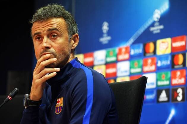 BARCELONA -december 05- SPAIN: FC Luis Enrique Martinez during the press conference PK Pressekonferenz after the training before the Champions League match against Borussia Moenchengladbach, held in the Ciutat Esportiva Joan Gamper, on december 05, 2016. Photo: Mikel Trigueros Urbanandsport Condon Press  xMikelxTrigueros Urbanandsportx xFC-BARCELONA-TRAININGx