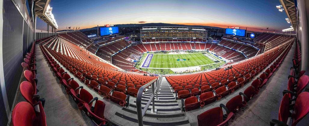 December 2, 2016 - Santa Clara, USA - A panoramic shot of Levi s Stadium before the 2016 PAC-12 Championship game. The Huskies defeated the Buffaloes 41-10 to advance to the college playoffs. 2016 NCAA College League USA PAC-12 Championship Game - Levi s Stadium - Santa Clara - ZUMAa116 20161202_zap_a116_070