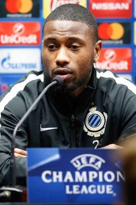 Club s Stefano Denswil pictured during a press conference PK Pressekonferenz of Belgian soccer team Club Brugge, Tuesday 06 December 2016, in Brugge. Tomorrow Club is playing the sixth and last game of the group stage, in the group G of the Champions League competition against Dannish club Kopenhagen. BRUNOxFAHY  x04991528x