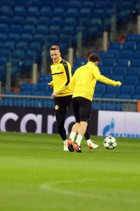 Marco Reus (Borussia Dortmund 11) Gonzalo Castro (Borussia Dortmund 27), Training, Real Madrid - Borussia Dortmund, UEFA Champions League, Fussball, 06.12.2016, Madrid Copyright: xLangerx xEibner-Pressefotox EP_HLR