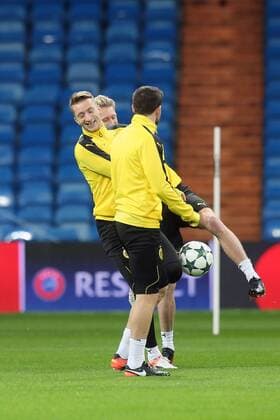 Torwart Roman Weidenfeller (Borussia Dortmund 1) Marco Reus (Borussia Dortmund 11) Gonzalo Castro (Borussia Dortmund 27), Training, Real Madrid - Borussia Dortmund, UEFA Champions League, Fussball, 06.12.2016, Madrid Copyright: xLangerx xEibner-Pressefotox EP_HLR