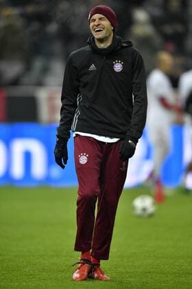 Vor dem Spiel: Thomas Müller FC Bayern München Champions League CL Gruppenphase FC Bayern München FCB vs Atletico Madrid 06.12.2016