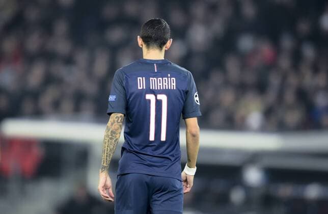 Fußball, CL, Paris St. Germain - Ludogorez Rasgrad Angel Di Maria ( PSG ) - Paris, Frankreich - FUssball, Champions League, Paris Saint Germain PSG vs. PFC Ludogorets Razgrad - 06 12 2016 FedericoPestellini Panoramic 