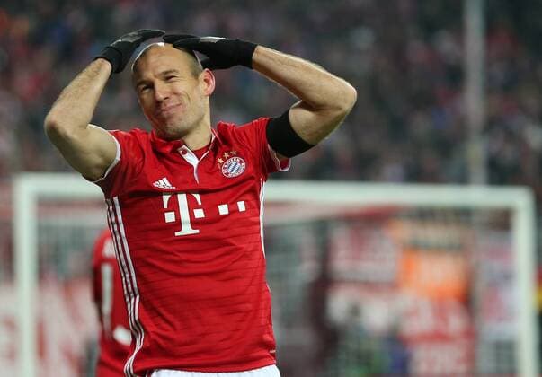 SOCCER - CL, Bayern vs Madrid MUNICH,GERMANY,06.DEC.16 - SOCCER - UEFA Champions League, group stage, FC Bayern Muenchen vs Atletico Madrid. Image shows Arjen Robben (Bayern). GEPAxpictures xThomasxBachun