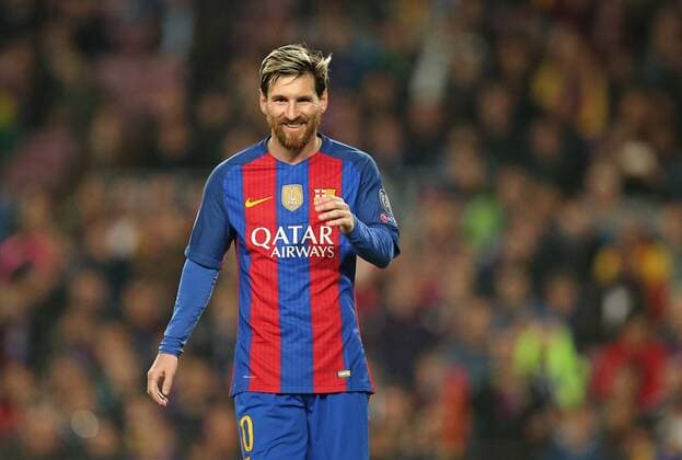 Fußball, CL, FC Barcelona - Borussia Mönchengladbach 06.12.2016, Fussball UEFA Champions League 2016 2017, Gruppenphase, 6.Spieltag, FC Barcelona Barca - Borussia Mönchengladbach im Stadion Camp Nou Barcelona (Spanien). Lionel Messi (FC Barcelona) 