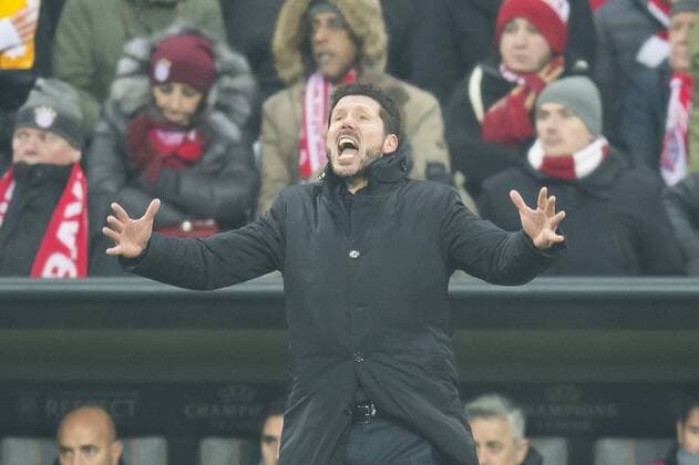 GER, UEFA CL, FC Bayern Muenchen (GER) vs Atletico Madrid (ESP) 06.12.2016, Allianz Arena, Muenchen, GER, UEFA CL, FC Bayern Muenchen (GER) vs Atletico Madrid (ESP) , Gruppe D, im Bild Diego Simeone (Coach Atletico) Foto © nordphoto Straubmeier nordphotox xStraubmeier