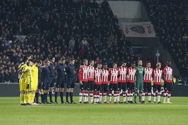Fußball, CL, PSV Eindhoven - FK Rostow during the UEFA Champions League group D match between PSV Eindhoven and FK Rostov on December 06, 2016 at the Philips stadium in Eindhoven, The Netherlands. PSV v FK Rostov UEFA Champions League 2016 2017 xVIxJeroenxPutmansxIVx 6716282