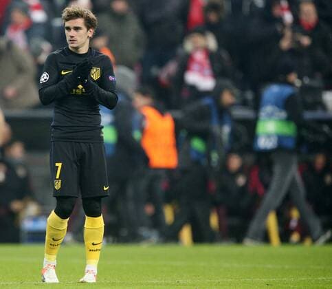 SOCCER - CL, Bayern vs Madrid MUNICH,GERMANY,06.DEC.16 - SOCCER - UEFA Champions League, group stage, FC Bayern Muenchen vs Atletico Madrid. Image shows Antoine Griezmann (Atletico). GEPAxpictures xThomasxBachun