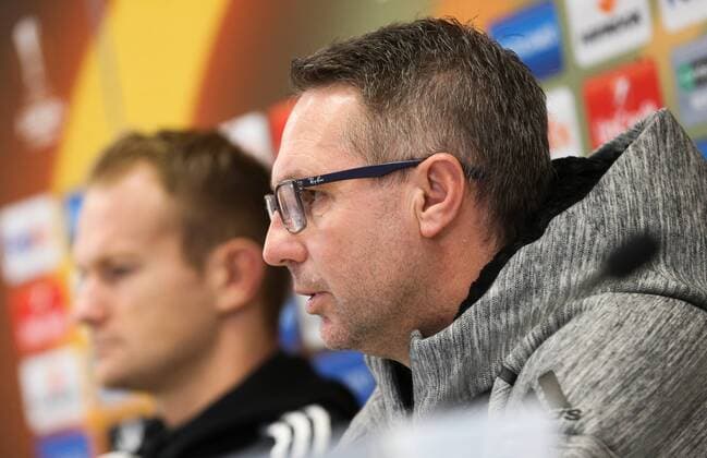 SOCCER - UEFA EL, Rapid vs Bilbao, preview VIENNA,AUSTRIA,07.DEC.16 - SOCCER - UEFA Europa League, group stage, SK Rapid Wien vs Athletic Club Bilbao, preview, press conference PK Pressekonferenz of Rapid. Image shows head coach Damir Canadi (Rapid). GEPAxpictures xPhilippxBrem