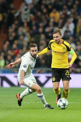 Daniel Carvajal ( Real Madrid 2 ) Marcel Schmelzer (Borussia Dortmund 29), Real Madrid - Borussia Dortmund, UEFA Champions League, Fussball, 07.12.2016, Madrid Copyright: xLangerx xEibner-Pressefotox EP_HLR