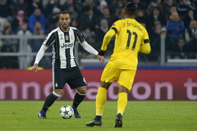 Fußball, CL, Juventus Turin - Dinamo Zagreb Mehdi Benatia Juventus, Junior Fernandes Dinamo Torino 07-12-2016 Juventus Stadium Football Calcio Champions League 2016 2017 Juventus - Dinamo Zagreb . filippoxalfero