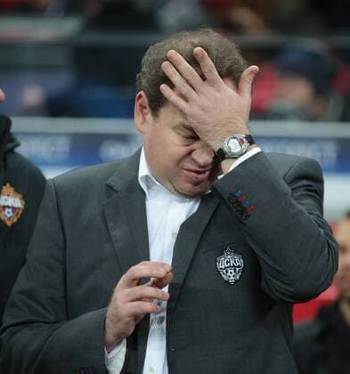 December 7, 2016 - London, England, United Kingdom - Leonid Slutsky manager of CSKA Moscow during UEFA Champions League - Group E match between Tottenham Hotspur and CSKA Moscow at Wembley stadium 07 Dec 2016 Tottenham Hotspur FC v PFC CSKA Moskva - UEFA Champions League  - ZUMAn230 20161207_zaa_n230_071
