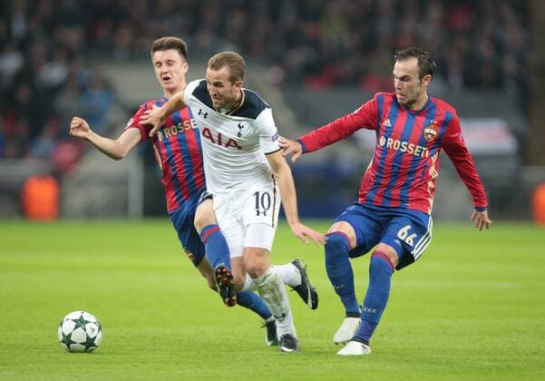 Fußball, CL, Tottenham Hotspur - ZSKA Moskau December 7, 2016 - London, England, United Kingdom - Tottenham Hotspur s Harry Kane during UEFA Champions League - Group E match between Tottenham Hotspur and CSKA Moscow at Wembley stadium 07 Dec 2016 Tottenham Hotspur FC v PFC CSKA Moskva - UEFA Champions League  - ZUMAn230 20161207_zaa_n230_070
