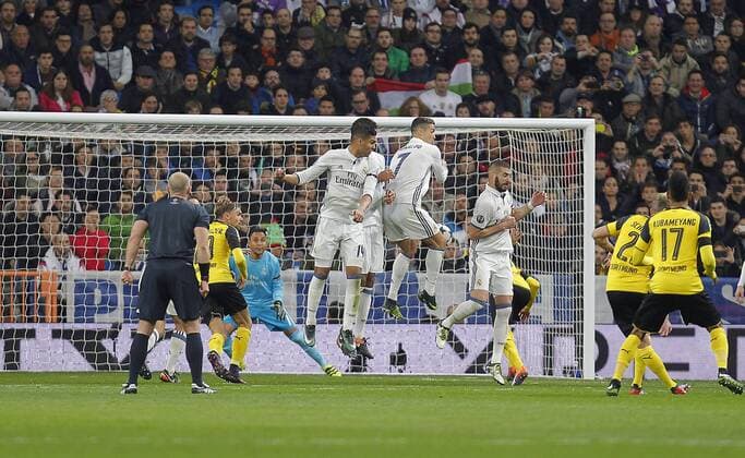 Fußball, CL, Real Madrid - Borussia Dortmund Soccer match between Real Madrid and Borussia Dortmund of the 2016 2017 Champions League, held at the Santiago Bernabeu stadium, in Madrid, December 7, 2016. .  xJosexLuisxCuestax xx