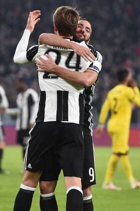 Fußball, CL, Juventus Turin - Dinamo Zagreb Mg Torino 07 12 2016 - Champions League Juventus-Dinamo Zagabria: Torjubel Daniele Rugani 