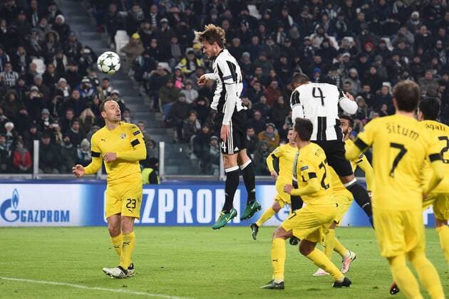 Fußball, CL, Juventus Turin - Dinamo Zagreb Mg Torino 07 12 2016 - Champions League Juventus-Dinamo Zagabria: Tor durch Daniele Rugani 
