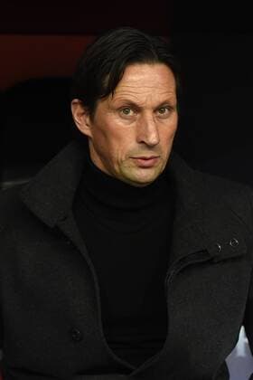 Fußball Champions League Gruppenphase 6. Spieltag Bayer Leverkusen - AS Monaco am 07.12.2016 in der BayArena in Leverkusen Roger Schmidt ( Trainer Leverkusen ) xRx