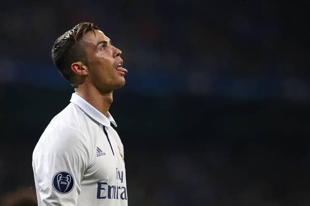 Madrid, Spain. December 7, 2016: Cristiano Ronaldo forward from Real Madrid CF, during the UEFA Champions League group stage agains Borussia Dortmund at the Santiago Bernabeu stadium. (Photo: Ivan Abanades Medina).j  xIvanxAbanadesxMedinax xRealxMadridxCFx-xBorussiaxDortmundx(UEFAxChampionsxLeague)x