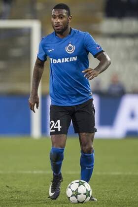 Stefano Denswil of Club Bruggeduring the UEFA Champions League group G match between Club Brugge and FC Kopenhagen on December 07, 2016 at the Jan Breydel stadium in Bruges, Belgium. Club Brugge v FC Kopenhagen UEFA Champions League 2016 2017 xVIxGerritxvanxKeulenxIVx 6724810