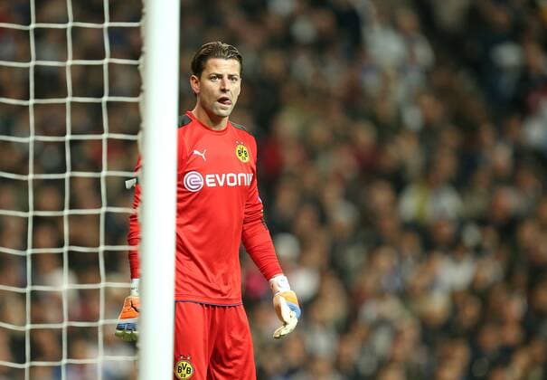 07.12.2016, Fussball Champions-League 2016 2017, Vorrunde 6.Spieltag, Real Madrid - Borussia Dortmund im Estadio Santiago Bernabeu Madrid (Spanien). Torwart Roman Weidenfeller (Dortmund) 