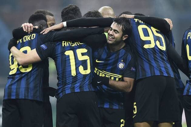 Europa League Inter Mailand - Sparta Prag Jubel gol Martin Eder 