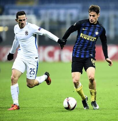 Europa League Inter Mailand - Sparta Prag Mario Holek-Andrea Pinamonti 