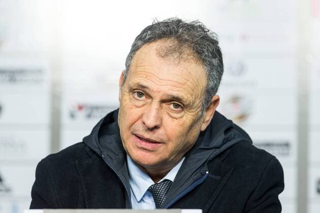 Club Atletico Osasuna s Joaquin Caparros during the match of La Liga between Club Atletico Osasuna and Futbol Club Barcelona at Sadar Stadium in Pamplnoa , Spain. December 10, 2016.  (20161210032)