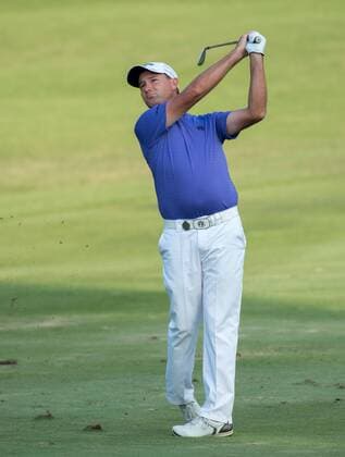 December 11, 2016 - Hong Kong, Hong Kong S.A.R, China - Final round of the 58th Hong Kong Open at The Hong Kong Golf Club Fanling, Hong Kong, Hong Kong SAR, China. Sam Brazel takes the trophy by one stroke with a birdie on the 18th. Brazil on the fairway Final day of the UBS Hong Kong Open Golf 2016 - ZUMAr144 20161211_zap_r144_007
