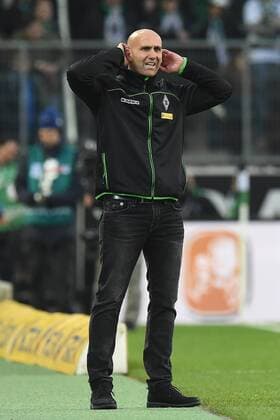 Fußball 1. Bundesliga 14. Spieltag Borussia Mönchengladbach - 1. FSV Mainz 05 am 11.12.2016 im Borussia-Park in Mönchengladbach Andre Schubert ( Trainer Mönchengladbach ) xRx